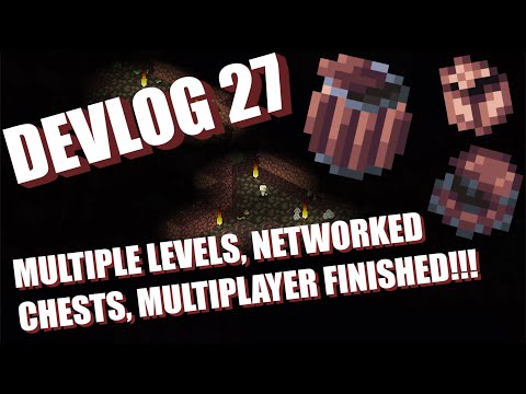 Isometria Devlog 27 - Multiple Levels and Networked Chests - Made with Pygame and Python