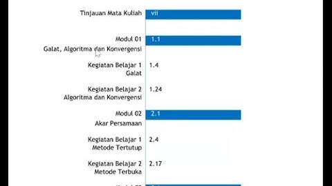 Metode Numerik - Pertemuan 1 - Pendahuluan