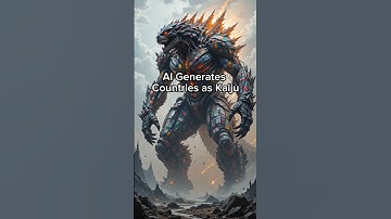 AI Generates Countries as Kaiju | #shortsindia #midjourney #kaiju #ai #aigenerated