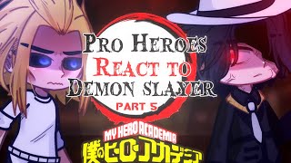 •Pro heroes react to Demon Slayer•//part 5// Muzan // MHA x KNY//