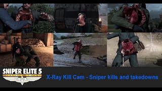 Sniper Elite 5 X-Ray Sniper and Melee Kill Cams