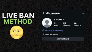 Live Ban Method Instagram | how to ban instagram account | ban method instagram #h4van #viral
