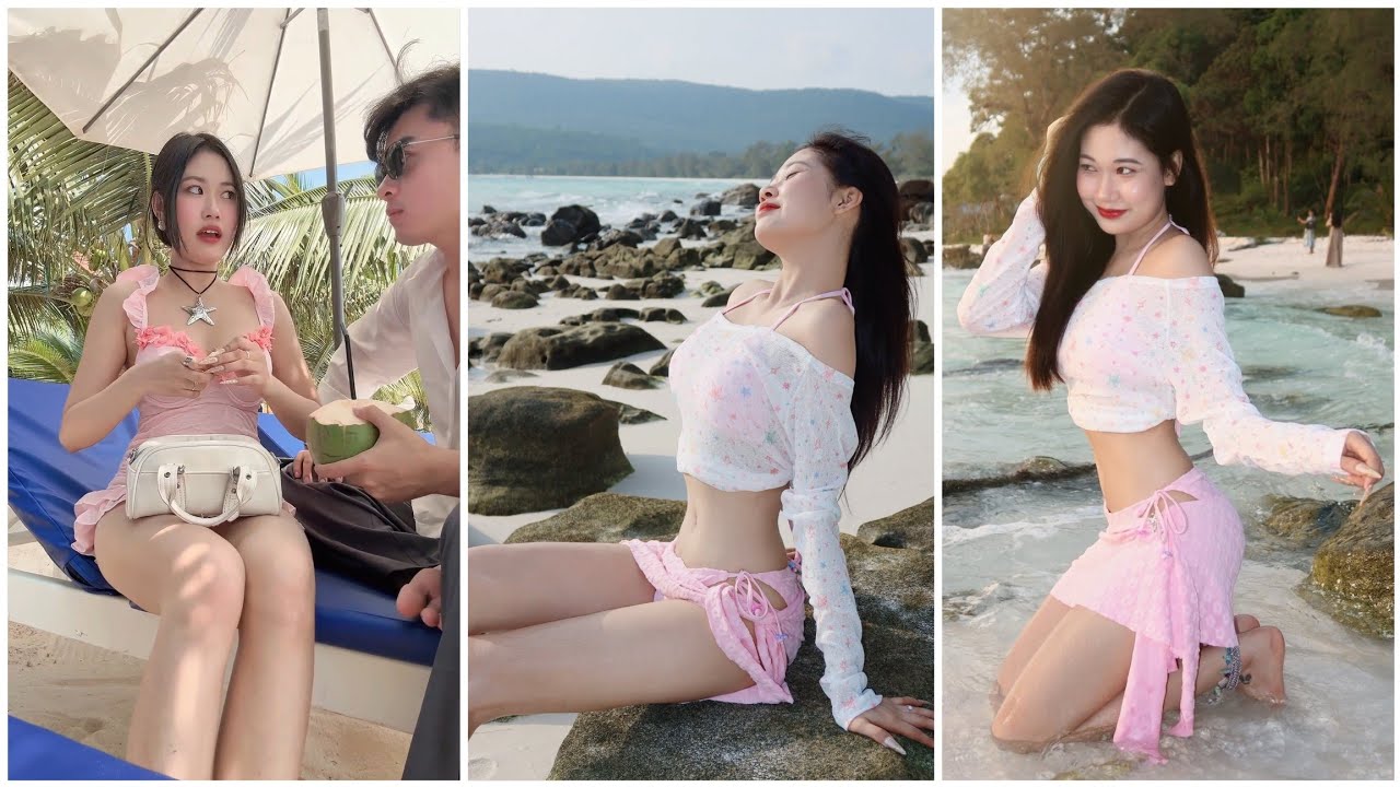 សប្បាយឡើងឈឺ…. តែចង់ឈឺតនៅសមុទ្រ🤣🏝️កាឡុក idol ពេញម្ង៉ៃ🫩🖤