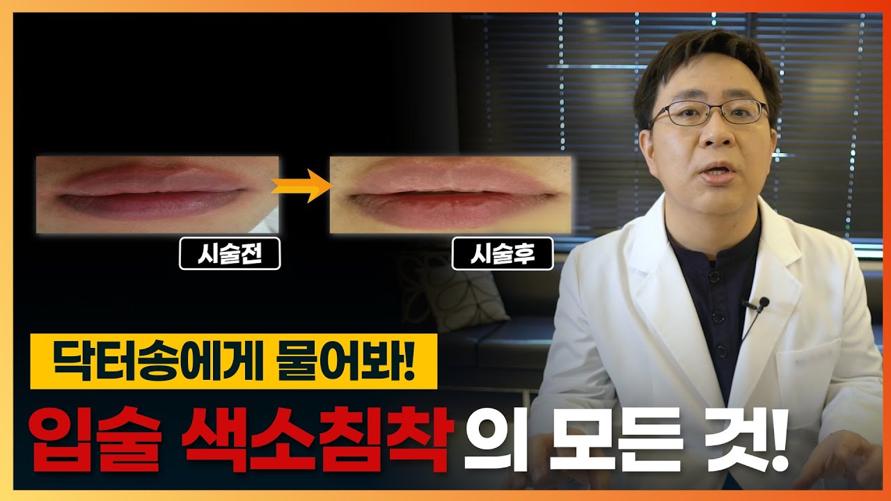 입술색소침착 완전정복/입술색소침착레이저/입술색소침착없애는법/입술색소침착시술