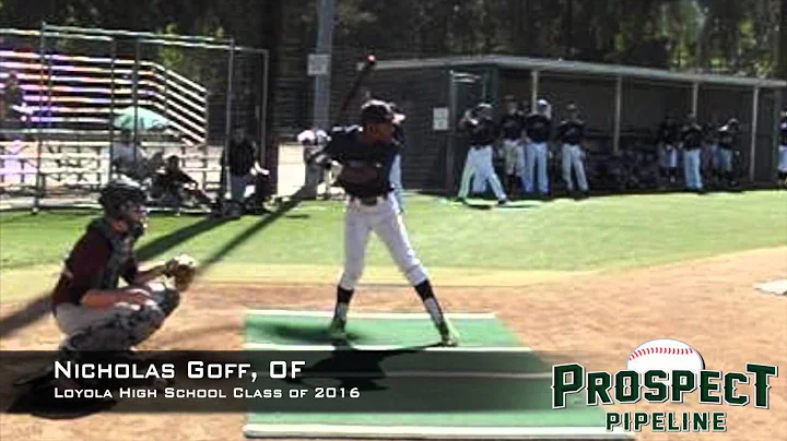 Nicholas Goff, OF, Loyola High School Class of 201...