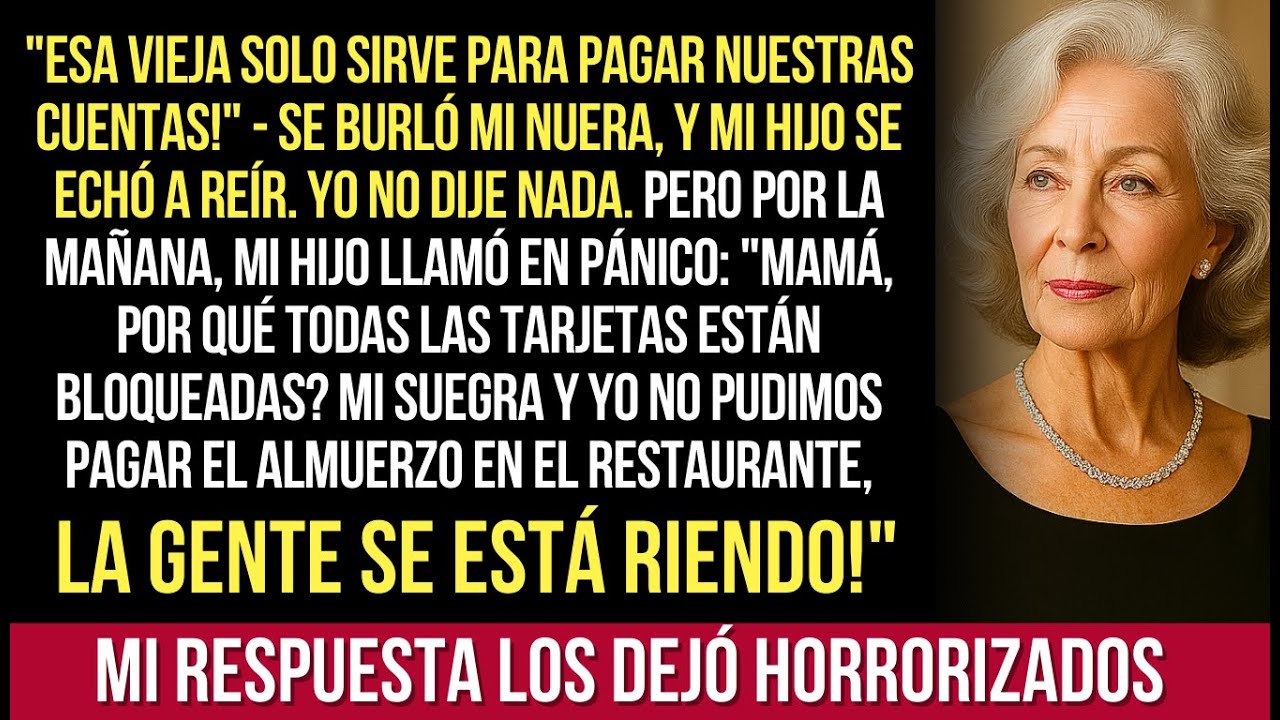 Por Qué Todas Las Tarjetas Están Bloqueadas? Mi Suegra Y Yo No Pudimos Pagar El Almuerzo En El Re..
