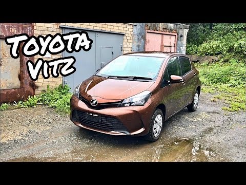 Обзор Toyota Vitz 1.3; 4WD!