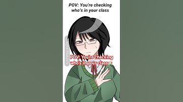 POV: You’re checking who’s in your class🏫 #shorts #backtoschool #viral #art #school #digitalart