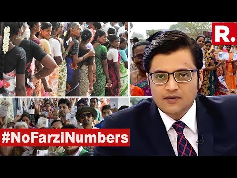 #NoFarziNumbers Campaign Against Channels That Fudge Early Results The Debate With Arnab Goswami