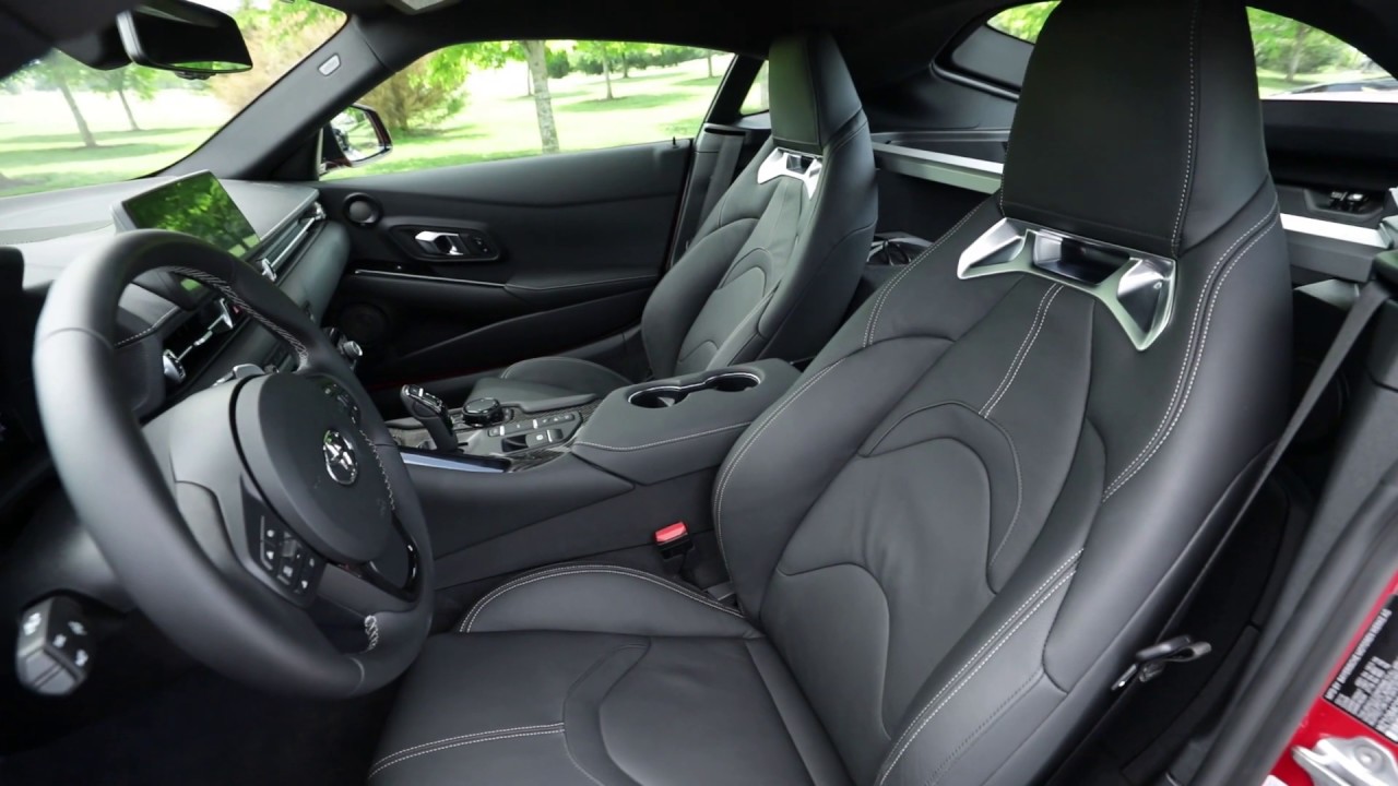 2020 Toyota GR Supra 3.0 Premium Black Interior - YouTube