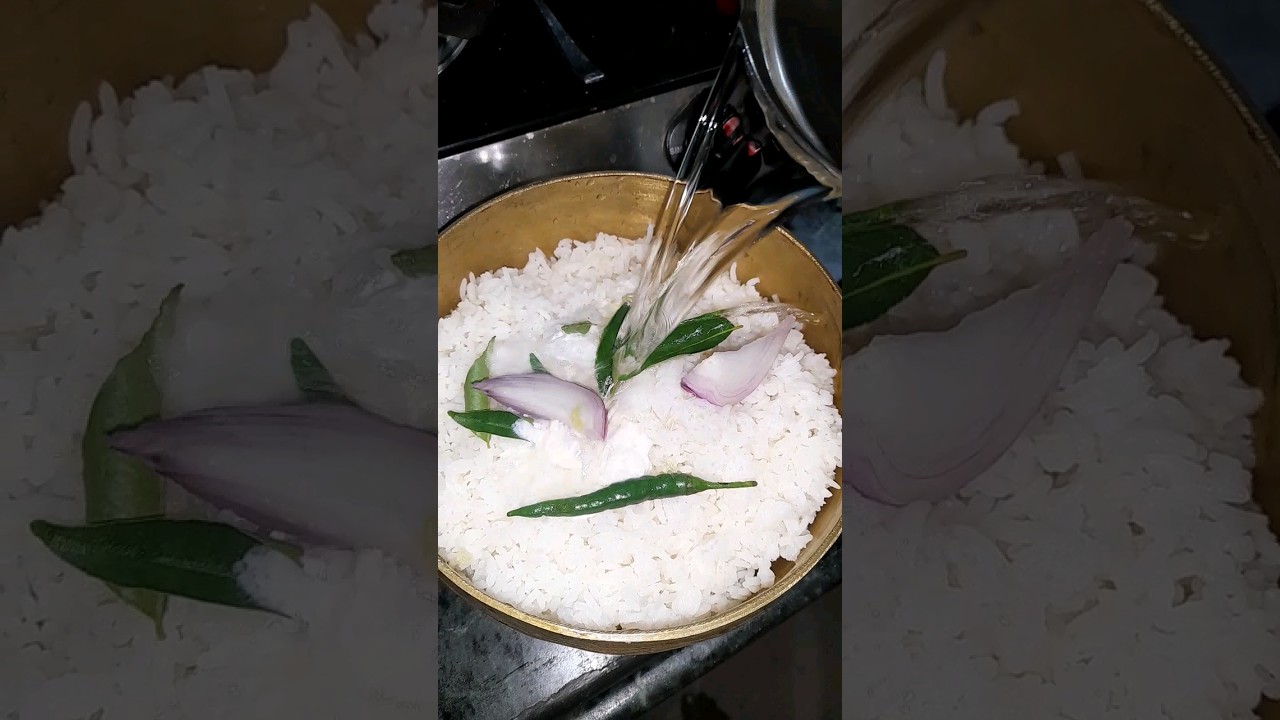 Easy way to make Pakhala Recipe  Odisha Famous Pakhala  Summer special Rice Water  Quick  Rice  my