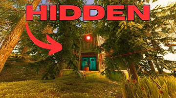 I built a hidden forest base in rust console...