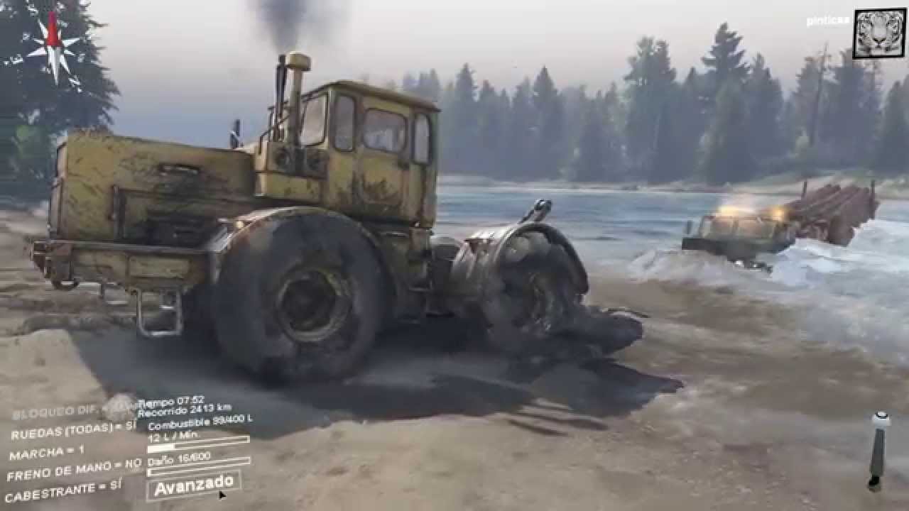 Spintires - River crossing