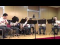 【木管五重奏】トランペット吹きの休日 (Bugler's Holiday)  -陸上自衛隊中央音楽隊