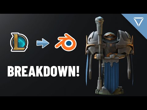 Modeling a League of Legends Turret in Blender!