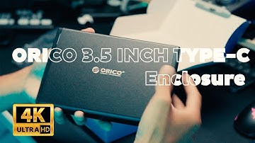 ORICO 3.5 inch Type-C External Hard Drive Enclosure install with Seagate Ironwolf Nas Pro 12TB