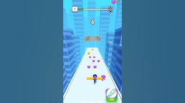 Roof Rails - All Levels Gameplay Android,ios (Level 1)