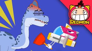 Save the Brachiosaurus | Dino Rescue Team | dinosaurs for toddlers | REDMON