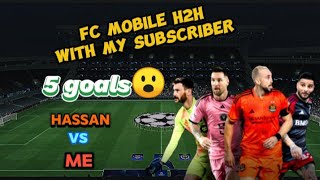 It was vary interesting match 🙂 Me with my subscriber | Fc mobile h2h |#fcmobile #fc24