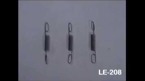 CNC Tension Spring Machine LE-208 - Extension Spring with long full loop at side - YHM