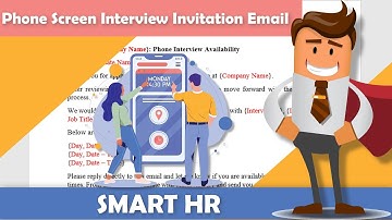 Phone Screen Interview Invitation Email | Interview Call | @SMARTHRM