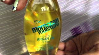 FX Moroccan Moisture, Organix Healing Argan Oil Spray review