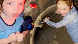 LATE NiGHT WATER SLiDE!!  Family Road Trip to Disney Hawaii after a Jungle Park adventure with Adley