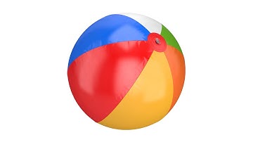 Beach ball 3D model