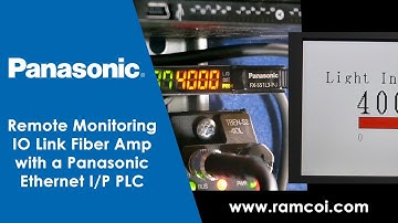 How to: Remotely Monitor a Panasonic IO-Link Fiber Amplifier with a FP0H PLC