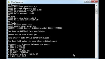 pump bittrex robot english