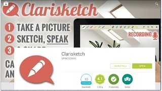 Clarisketch: Narrate &amp; Annotate Pictures for Teaching or Collaboration