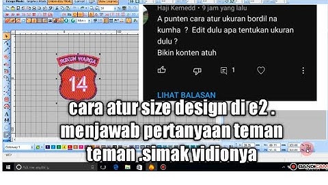 wilcom pemula cara atur size pada design bordir wilcom e2.