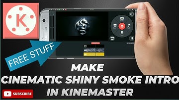 Cinematic Shiny Smoke Intro in Kinemaster || PixelLab || Tutorial