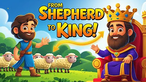 How David Went from Shepherd to King! 👑 | Inspiring Bible Story for Kids