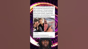 Two American tourists have gone viral after accidentally boarding the wrong flight, ending