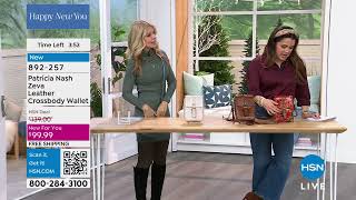 Patricia Nash Zeva Leather Crossbody Wallet