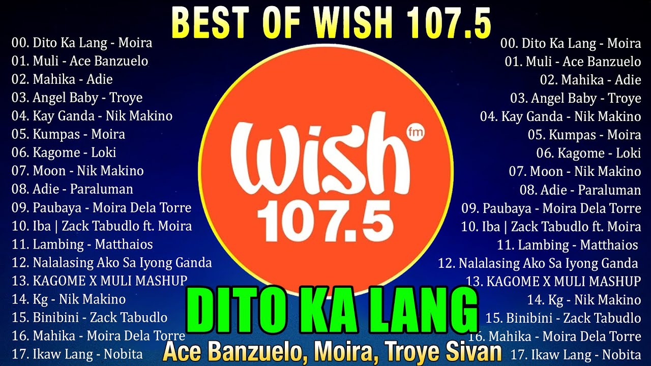 Diti Ka Lang 1 HOUR Moira Dela TorreOpm love song tagalog 2022Adie  Zack   Opm2022  Nov 26 2022