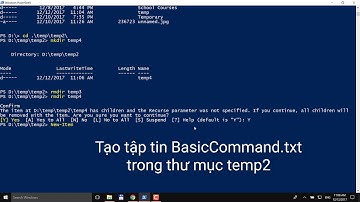 Một số lệnh cơ bản trên Command Line