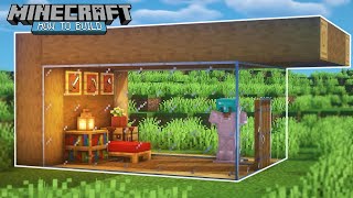 Minecraft: How to Build a Small Starter House | Easy Starter House Tutorial