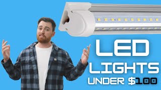 Brightest LED Garage Lights, DIY Garage Lights under $100