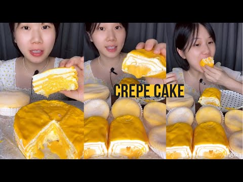 ASMR Satisfying Crepe Cake makes you Drooling😋😋