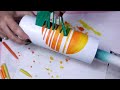 Sunset beach watercolor glitter tumbler tutorial diy