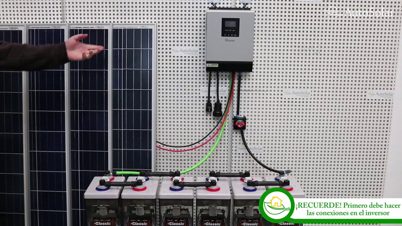 Kit Solar Fotovoltaico 1000W 12V 4000Whdia 