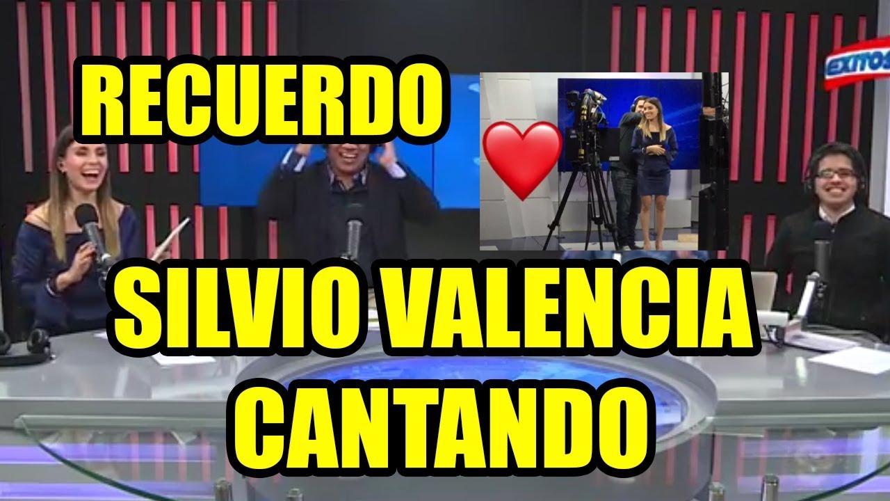 Silvio Valencia cantando rafaga + bonus track - La bella y las bestias  Exitosa Deportes 2018