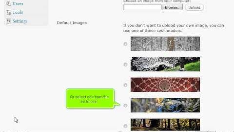 How to change your header in WordPress 3 - WordPress 3  Tutorial