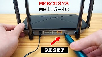 Mercusys MB115-4G router 4G Wi-Fi • Factory reset