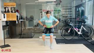 Split Stance Banded Hip External Rotation