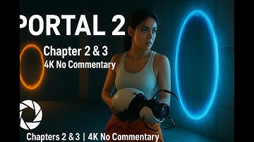 Portal 2 — The Escape Begins (Chapters 2–3) | 4K No Commentary