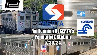 Railfanning At SEPTA’s Pennbrook Station 5/30/24