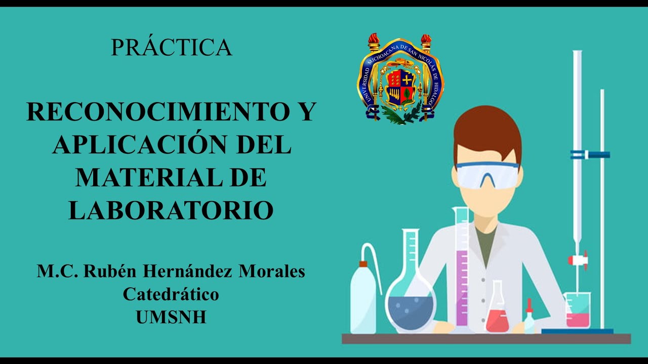 Reconocimiento y aplicación del material y equipo de un laboratorio